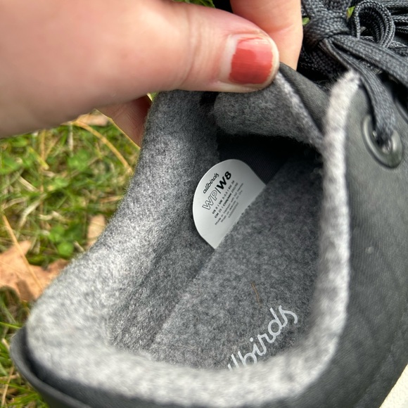 Allbirds Women's Wool Pipers sneakers (true black) NWOT - Picture 5 of 5
